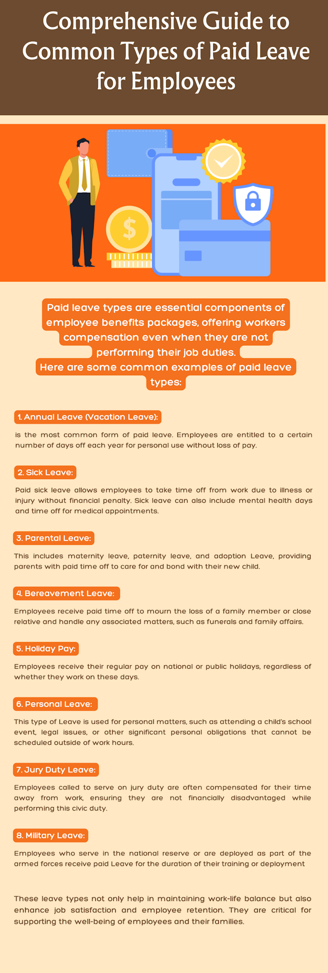 Comprehensive Guide to Common Types of Paid Leave for Employees